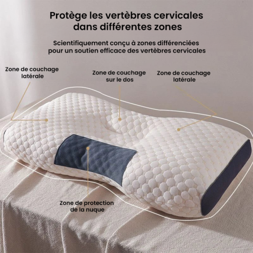 Oreiller cervical ergonomique Hipnoo® Somnoo – Image 2